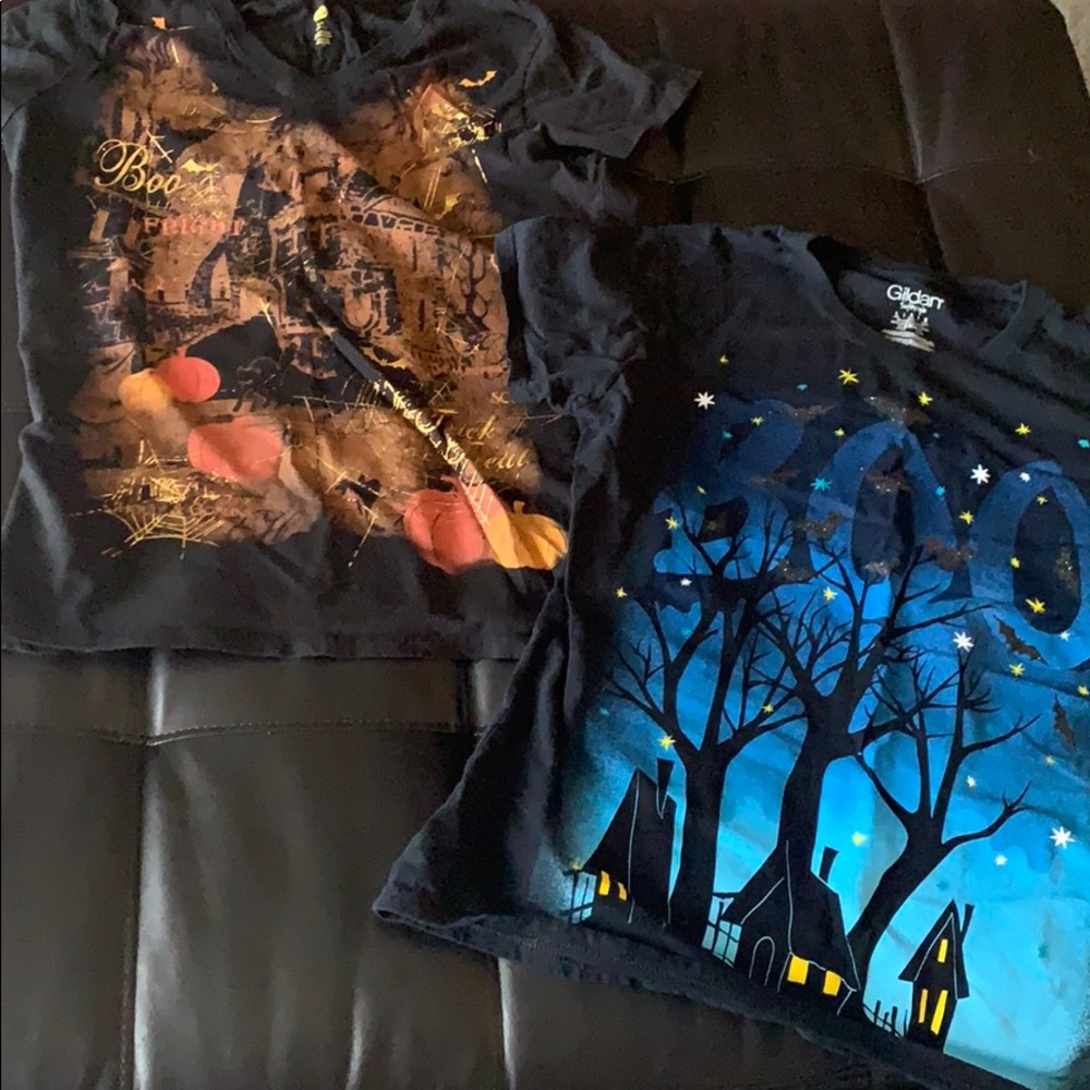 Lot of 2 Halloween tops